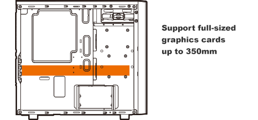 202_support for long graphics card
